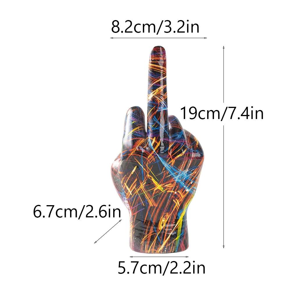 Graffiti Middle Finger Ornament