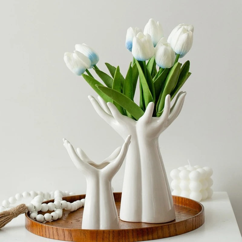 PALM FLOWER VASE