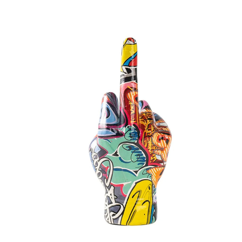 Graffiti Middle Finger Ornament